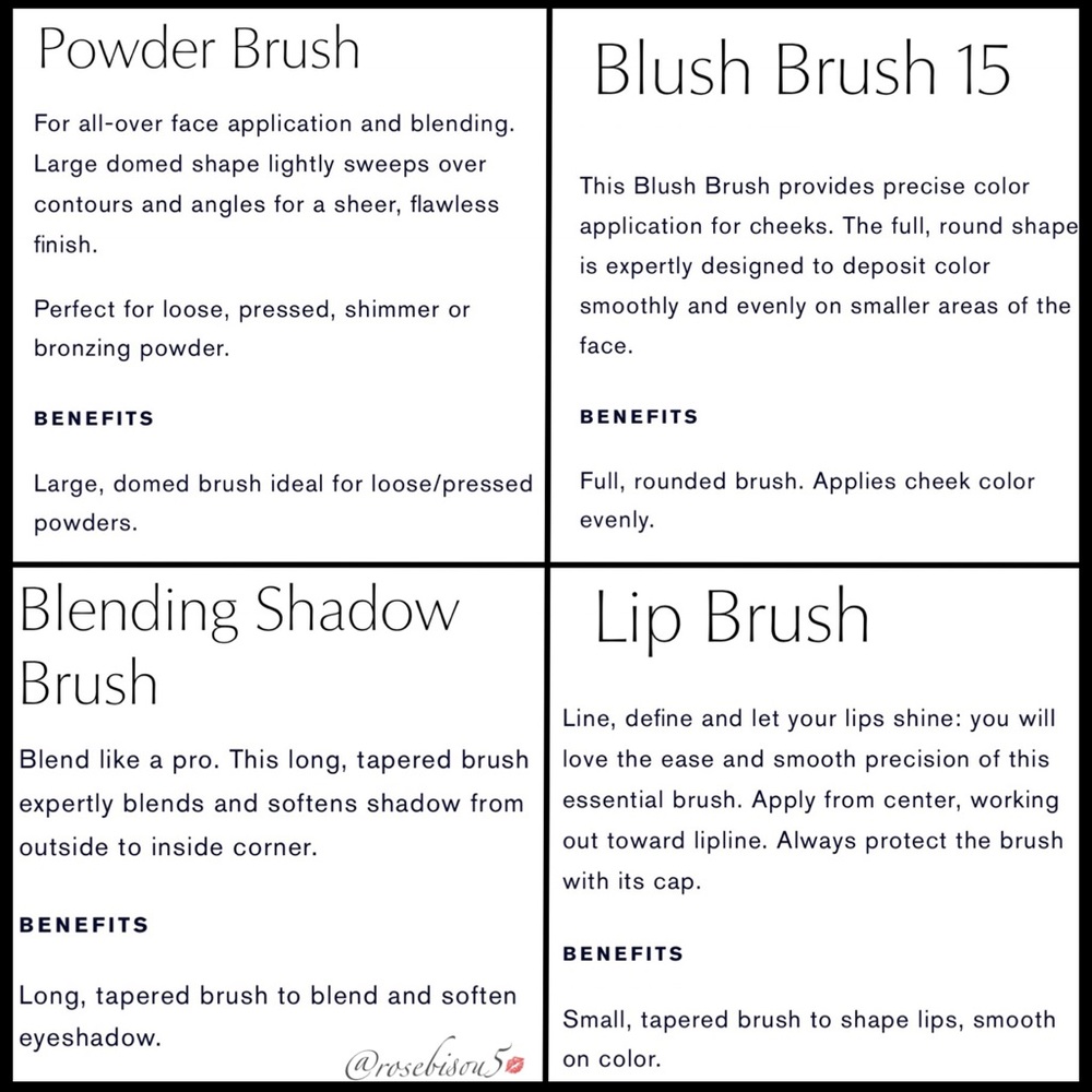 🦄{Estée Lauder} Pro Makeup Brush Full 4pc Set - Picture 2 of 8